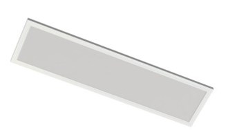 4000 Lumens - 50 Watt - 1 x 4 Color Selectable Surface Mount LED Panel Fixture Kelvin 3000-4000-5000 - White Trim - 120 Volt - PLT-12609